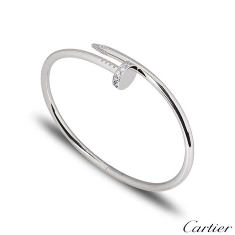 bracelet clou cartier argent